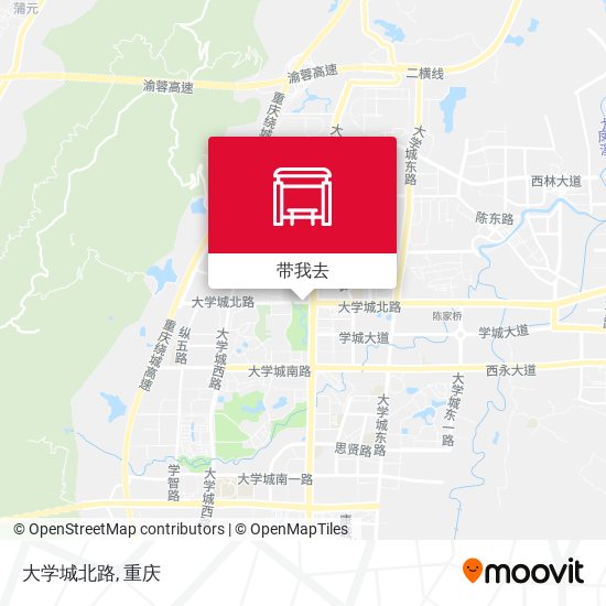大学城北路地图
