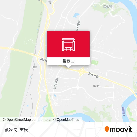 蔡家岗地图