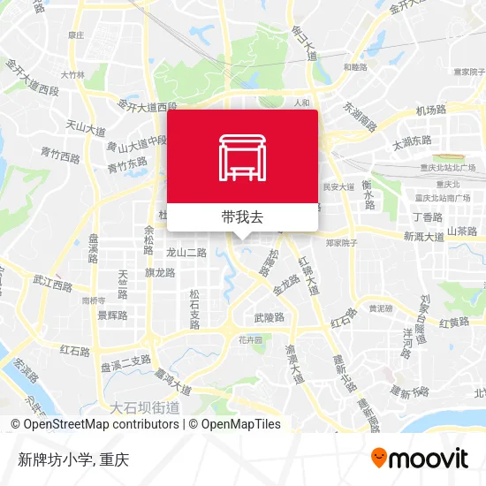 新牌坊小学地图