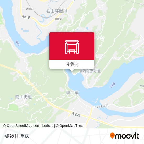 铜锣村地图