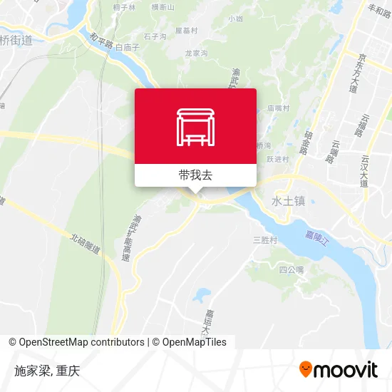 施家梁地图