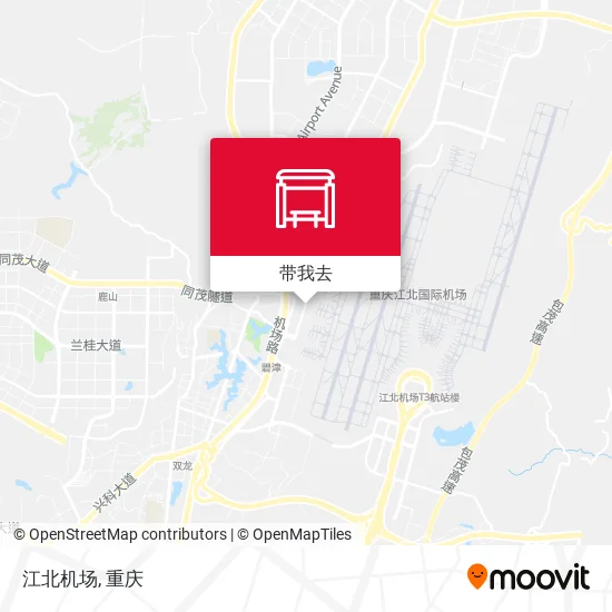江北机场地图