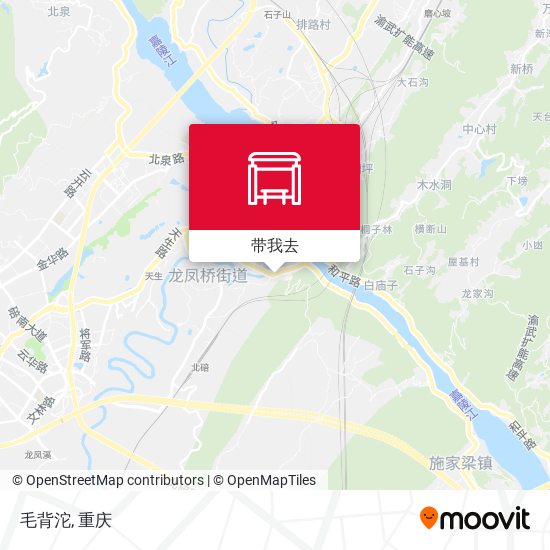 毛背沱地图