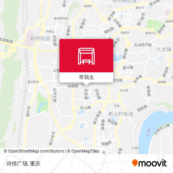 诗情广场地图