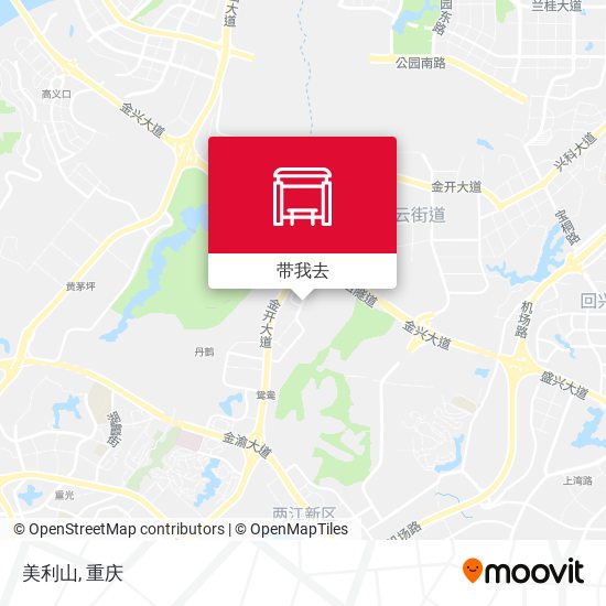 美利山地图