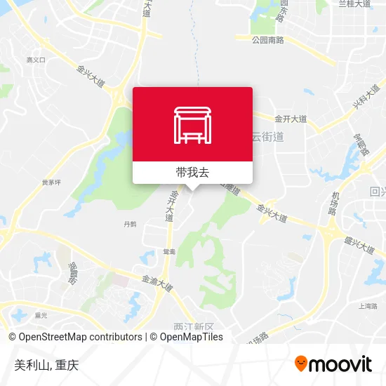 美利山地图