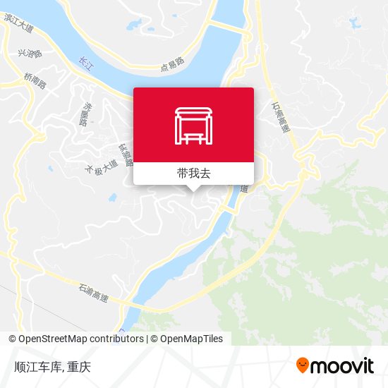 顺江车库地图