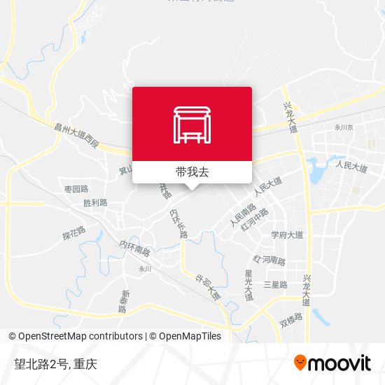 望北路2号地图
