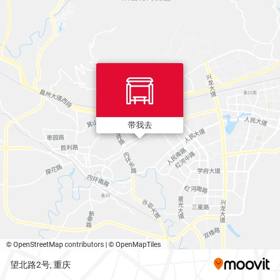 望北路2号地图