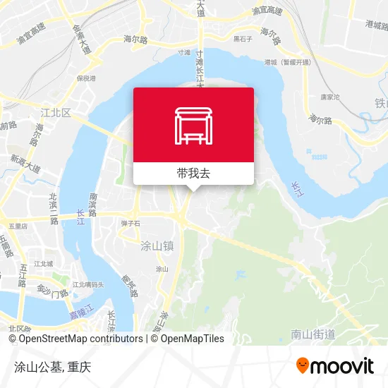 涂山公墓地图
