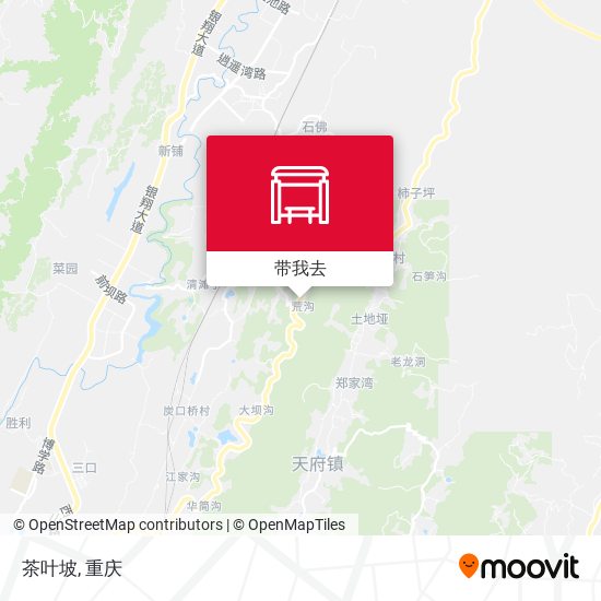 茶叶坡地图