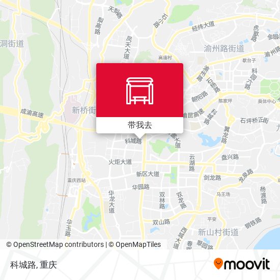 科城路地图