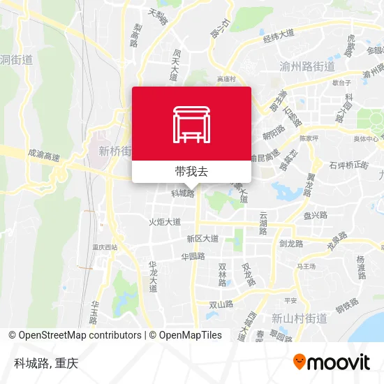 科城路地图