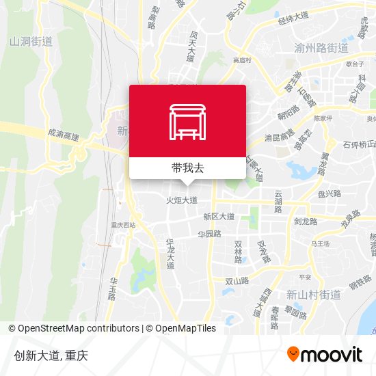 创新大道地图