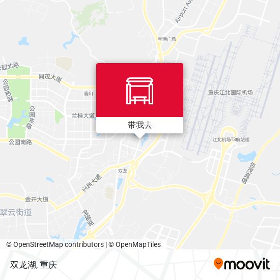 双龙湖地图