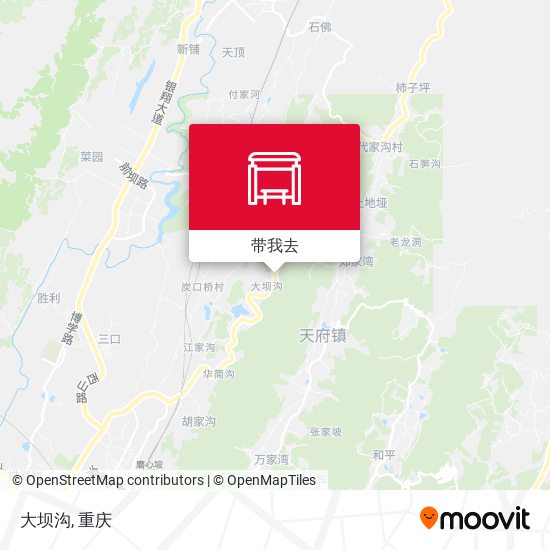 大坝沟地图