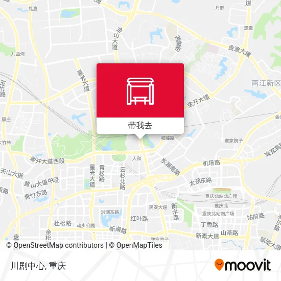 川剧中心地图