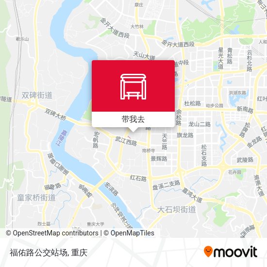 福佑路公交站场地图