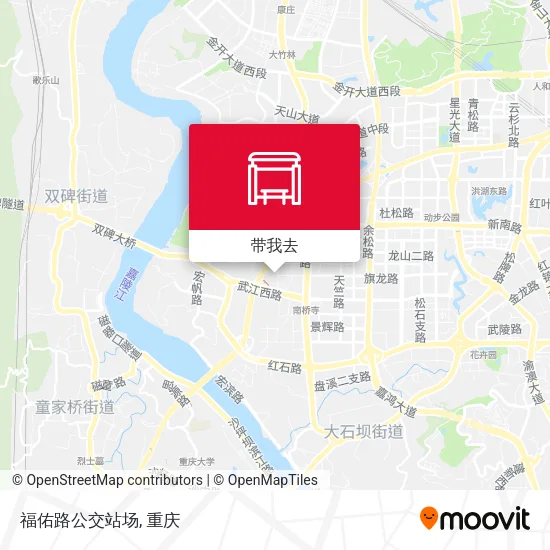 福佑路公交站场地图