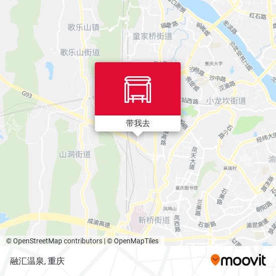 融汇温泉地图