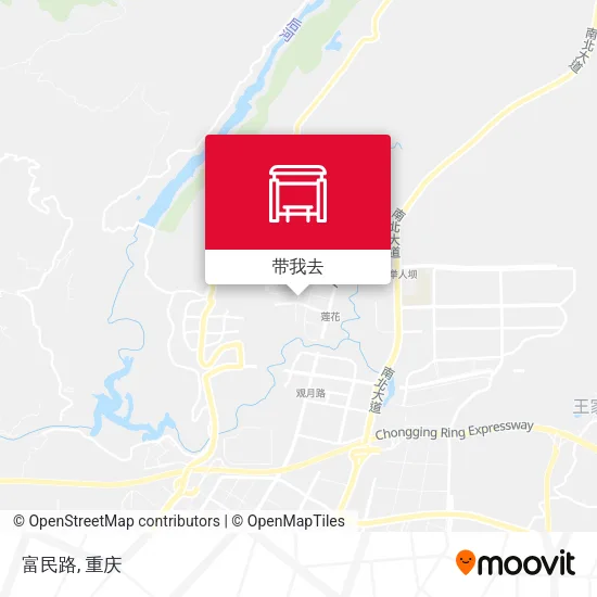 富民路地图