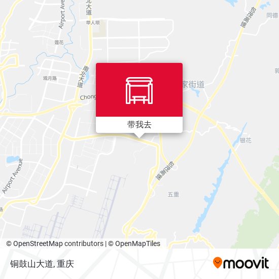 铜鼓山大道地图