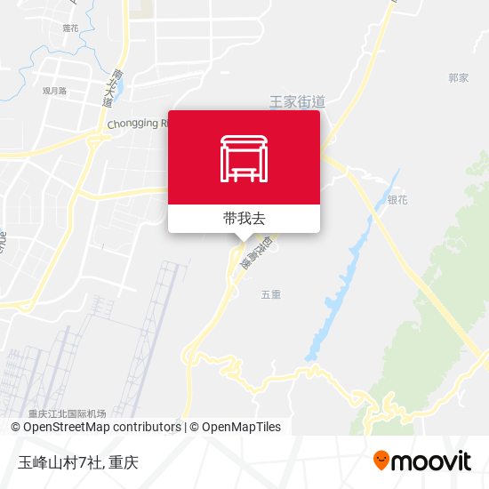 玉峰山村7社地图