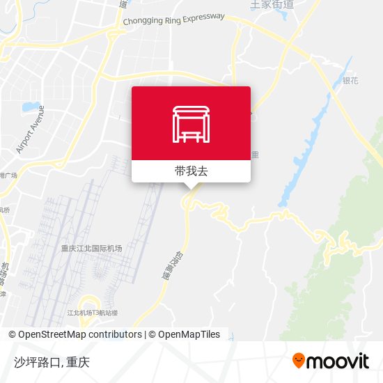 沙坪路口地图