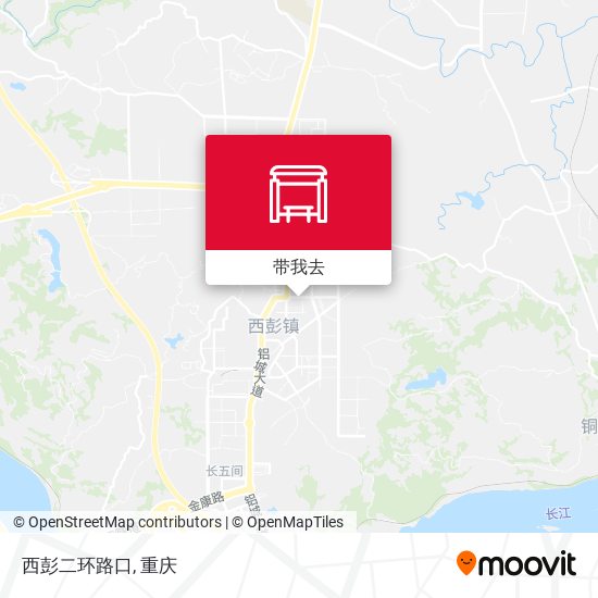 西彭二环路口地图
