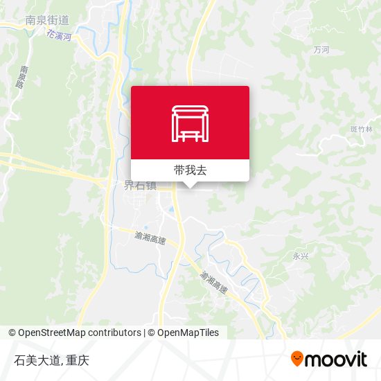 石美大道地图