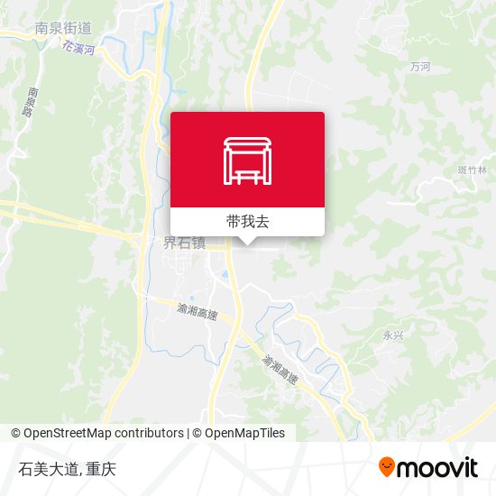 石美大道地图
