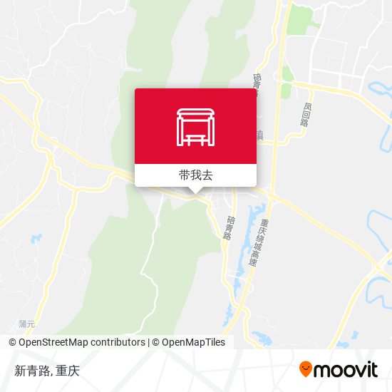 新青路地图