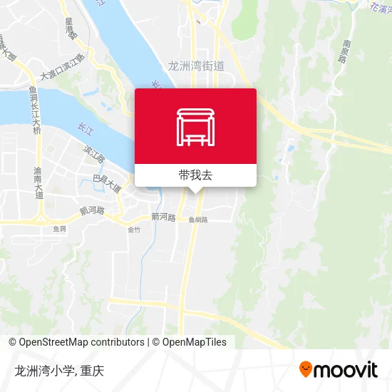 龙洲湾小学地图