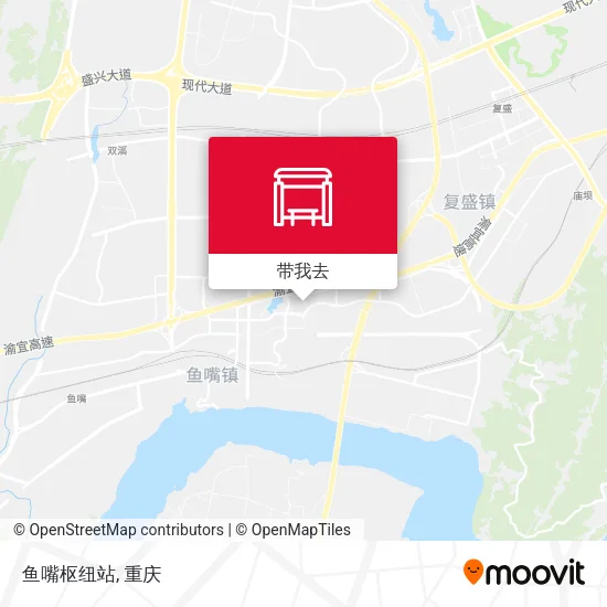 鱼嘴枢纽站地图