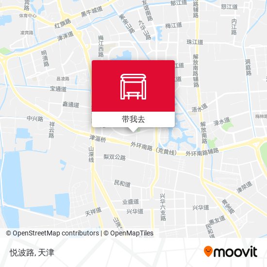 悦波路地图