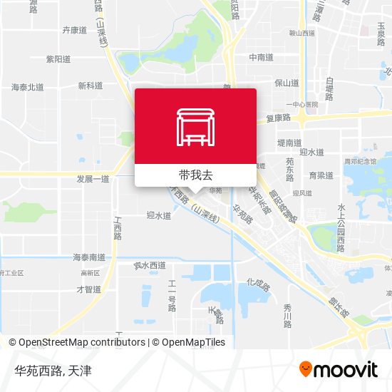 华苑西路地图