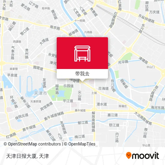 天津日报大厦地图