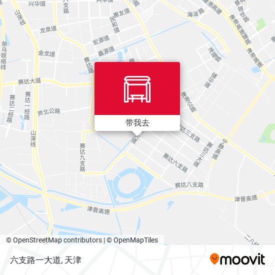 六支路一大道地图