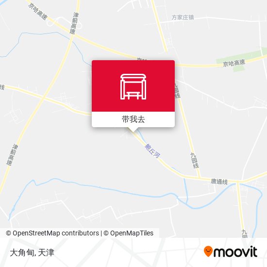 大角甸地图