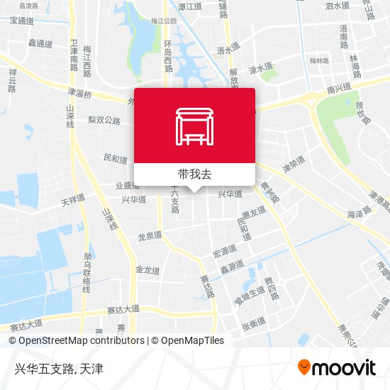 兴华五支路地图