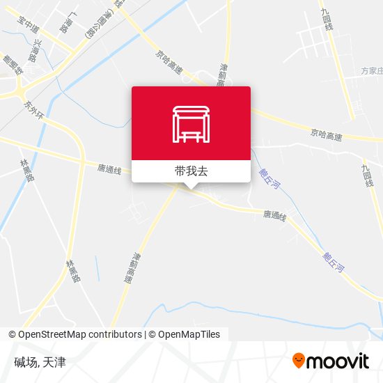 碱场地图