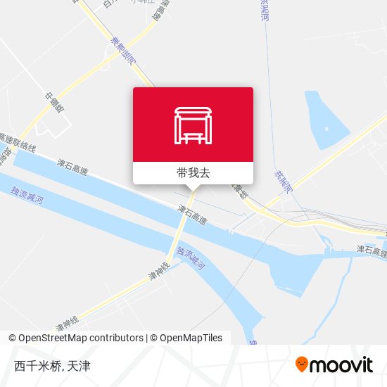 西千米桥地图