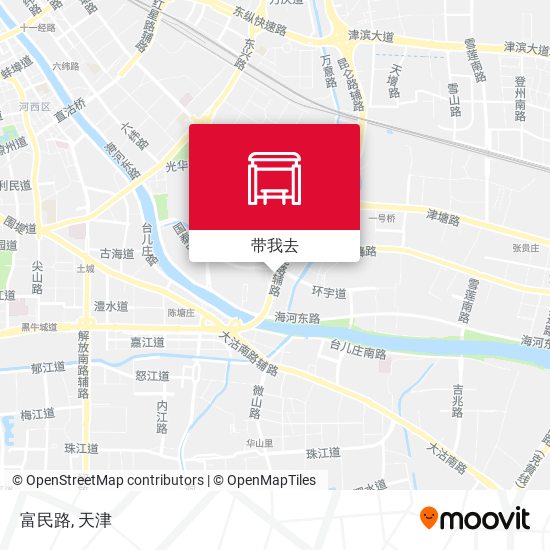 富民路地图