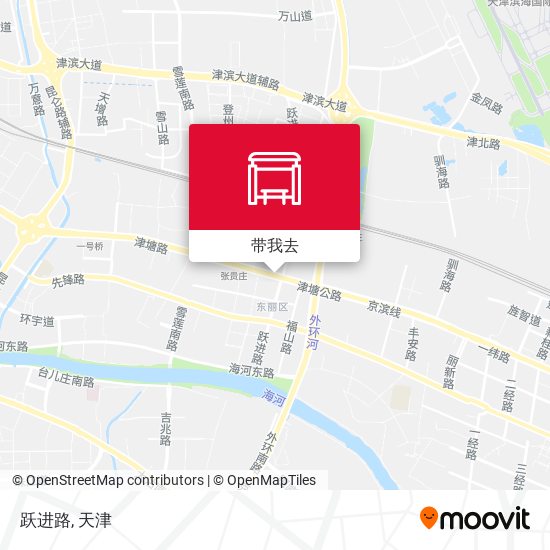 跃进路地图