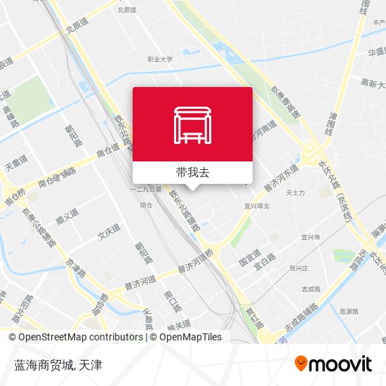 蓝海商贸城地图