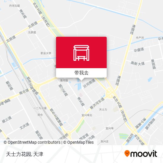 天士力花园地图