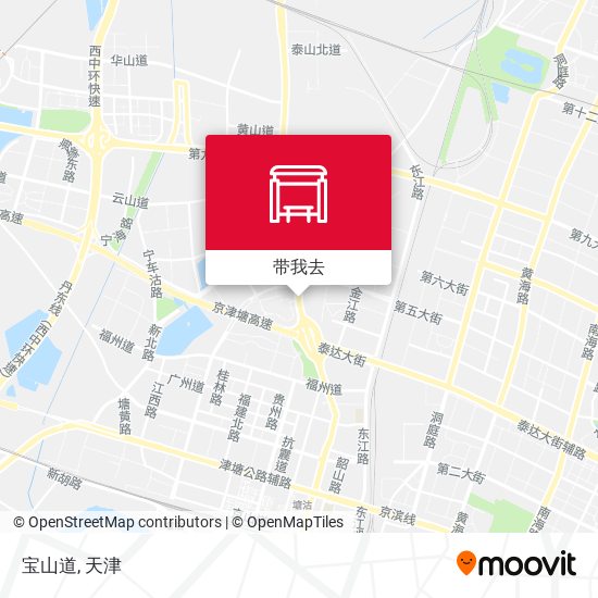 宝山道地图