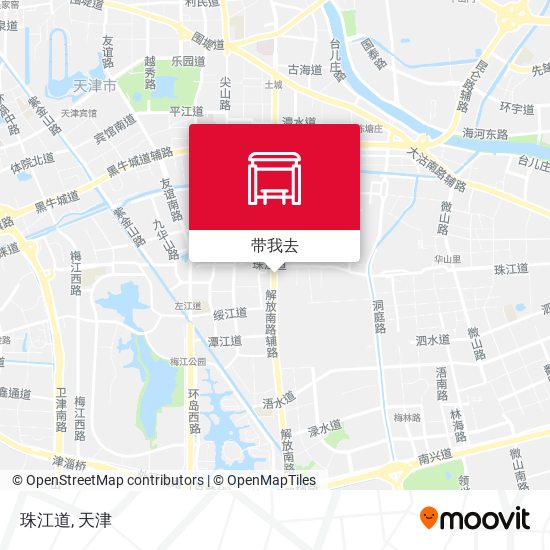 珠江道地图