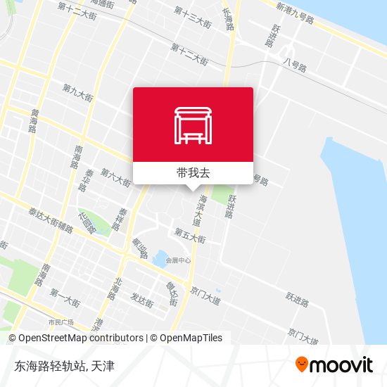 东海路轻轨站地图