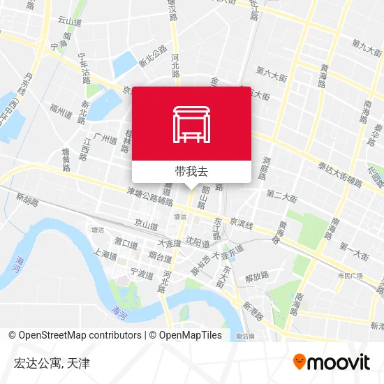 宏达公寓地图